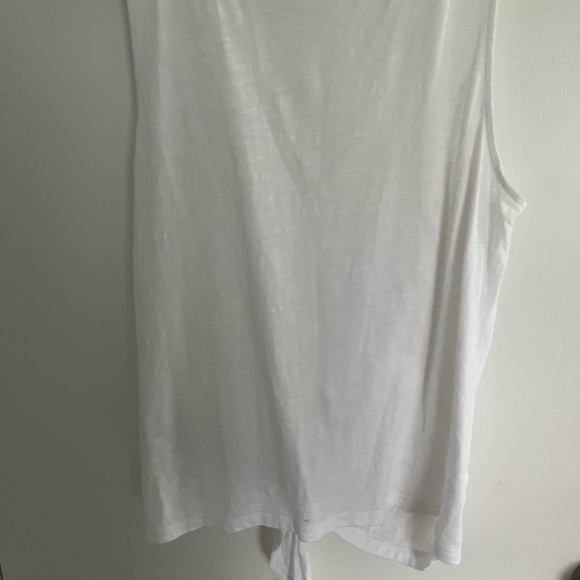 Sanctuary Sleeveless tie front white top - Picture 3 of 5